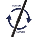 Outdoor Hand Tools | Suncast Commercial LRT240D 24 in. Width x 47.5 in. to 66 in. Length Telescoping Rake image number 4