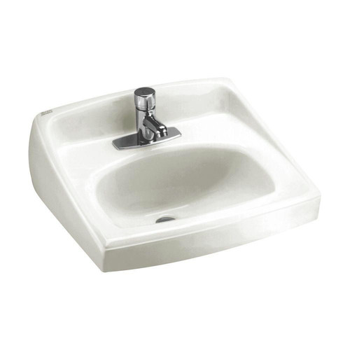Fixtures | American Standard 0356.421.020 Lucerne Wall Mount Porcelain Bathroom Sink (White) image number 0