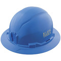 Hard Hats | Klein Tools 60249 Full Brim Style Non-Vented Hard Hat - Blue image number 0