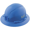 Hard Hats | Klein Tools 60249 20kV Non-Vented Full Brim Hard Hat - Blue image number 0
