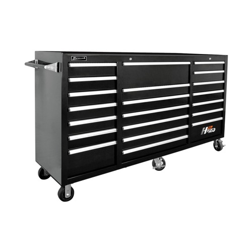 Save 10% off Homak Products | Homak BK04021720 72 in. H2Pro Series 21 Drawer Rolling Cabinet (Black) image number 0