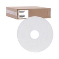Floor Cleaners | Boardwalk BWK4013WHI 13 in. Diameter Polishing Floor Pads - White (5/Carton) image number 0