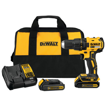 Factory Reconditioned Dewalt 20V MAX Brushless Lithium-Ion 1/2 in. Cordless Drill Driver Kit (1.5 Ah)