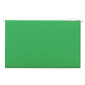 Office Jansan | Universal UNV14217EE 1/5 Cut Tab Legal Size Deluxe Color Hanging File Folders - Bright Green (25/Box) image number 4