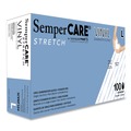 Disposable Gloves | SemperCare SCVNP104 Stretch Vinyl Examination Gloves - Large, Cream (1000/Carton) image number 0