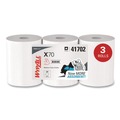 Office Jansan | WypAll 41702 X70 9.8 in. x 12.2 in. Center-Pull Cloths - White (275/Roll, 3 Rolls/Carton) image number 2