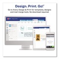 Office Jansan | Avery 27900 5.06 in. x 7.63 in. Inkjet/Laser Printers Shipping Labels with Paper Receipt Bulk Pack - White (100/Box) image number 4