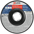 Grinding Wheels | Bosch TCWX27S450 X-LOCK Arbor Type 27A (ISO 42) 60 Grit Fast Metal/Stainless Cutting 4-1/2 in. x .045 in. Abrasive Wheel image number 0
