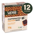 Snacks | Green Rabbit 00850043221128 1.8 oz. Bar Caffeinated Protein Bar - Chocolate Chip Peanut Butter (12/Box) image number 1