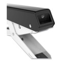 Office Staplers & Punches | Fellowes Mfg Co. 5014801 LX890 0.25 in./0.31 in. Staples 40-Sheet Capacity Handheld Plier Stapler with Antimicrobial Protection - Black/White image number 2