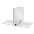  | Universal UNV30712 1 in. Capacity 11 in. x 8.5 in. 3 Rings Deluxe Easy-to-Open D-Ring View Binder - White image number 2