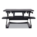  | Alera ALEAEWR1B AdativErgo 26-1/4 in. x 31 in. x 19-5/8 in. Two-Tier Sit Stand Lifting Workstation - Black image number 1