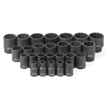 Metric Grey Pneumatic 2023M 1/2" Drive x 23mm Standard Metric Grey Pneumatic 2023M 1/2" Drive x 23mm Standard