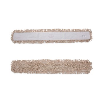 Boardwalk 60 in. x 5 in. Hygrade Cotton Industrial Dust Mop Head - White