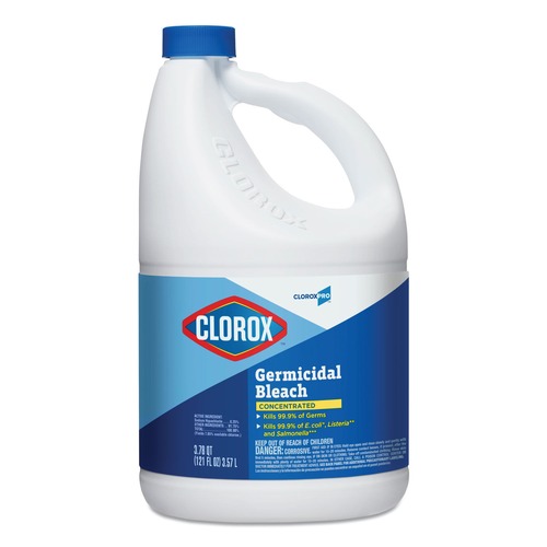 Bleach | Clorox 30966 121 oz. Bottle Concentrated Germicidal Bleach - Regular image number 0