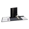 Office Jansan | Avery 09900 11 in. x 8.5 in. 3 Rings 5 in. Capacity Durable View Binder with DuraHinge and EZD Rings - Black image number 1
