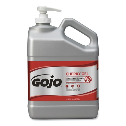 Cleaning & Janitorial Supplies | GOJO Industries 2358-02 1 gal. Cherry Gel Pumice Hand Cleaner - Cherry Scent image number 0