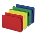 Office & Office Supplies | Smead 73550 3.5 in. Expansion Legal Size Poly Drop Front File Pockets - Assorted Colors (4/Box) image number 0