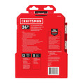 Hand Tool Sets | Craftsman CMMT12012L 3/8 in. Drive 6 Point SAE Mechanics Tool Set (24-Piece) image number 5
