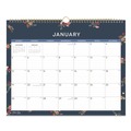 Calendars & Planners | Blue Sky 148617 15 in. x 12 in. 12-Month (Jan to Dec): 2026 Ashlyn Monthly Wall Calendar - Floral Artwork, White/Blue/Pink Sheets image number 0