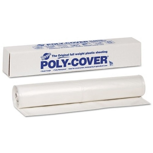 Jobsite Accessories | Warp Bros 4X20-C 4MIL 20X100 CLEAR POLY COVER image number 0