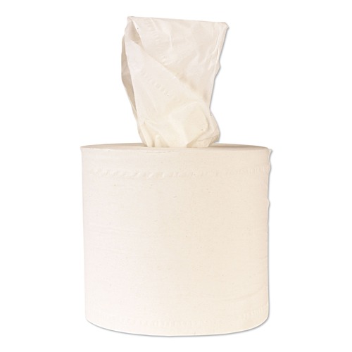 Cleaning Cloths | Windsoft 2250 8 in. x 13.5 in. Center-Flow Perforated Paper Towel Roll - White (6 Rolls/Carton) image number 0