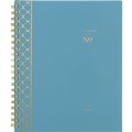 Calendars & Planners | AT-A-GLANCE 160690512 Workstyle 11 in. x 9.38 in. 12-Month (Jan to Dec) 2025 Geometric Artwork Weekly/Monthly Planner - Blue/Gold Cover image number 0