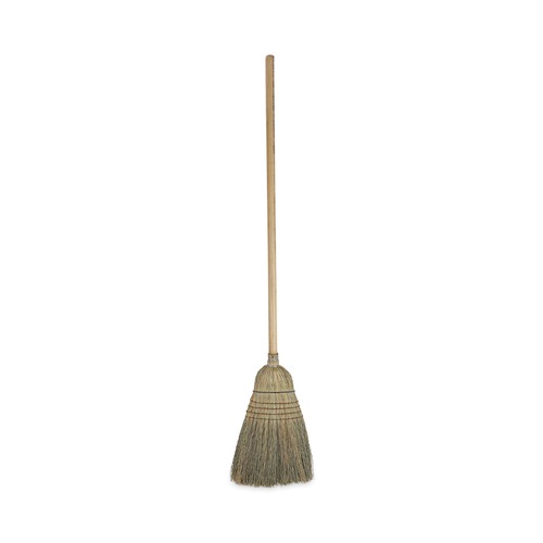 Brooms | Boardwalk BWK932CEA 56 in. Warehouse Broom with Corn Fiber Bristles - Natural image number 0