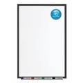  | Quartet 2544B Classic Series 48 in. x 36 in. Porcelain Magnetic Dry Erase Board - White Surface/Black Aluminum Frame image number 4