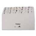 Office Jansan | Pendaflex PN925 Recycled Top Tab File Guides, Alpha, 1/5 Tab, Pressboard, Letter (25-Piece/Set) image number 1
