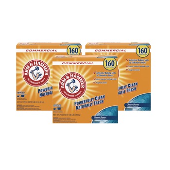 Arm & Hammer 9.86 lbs. Box Powder Laundry Detergent - Clean Burst (3/Carton)