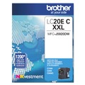 Bulk Savings Pricing 2 | Brother LC20EC INKvestment 1,200 Page-Yield Super High-Yield Ink - Cyan image number 2