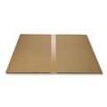  | Alera CM1J442FALEPL 46 x 60 Occasional Use Studded Chair Mat for Flat Pile Carpet - Clear image number 4
