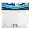 Project & Display Boards | Pacon PAC9014 7 in. x 10 in. Self Stick Dry Erase Clouds - White Surface image number 0