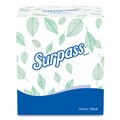 Cleaning & Janitorial Supplies | Surpass 21320 2-Ply Pop-Up Box Facial Tissue for Business - White (110/Box, 36 Boxes/Carton) image number 2