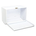 Paper Towels and Napkins | San Jamar T1800WH 10.75 in. x 6 in. x 7.5 in. Singlefold Paper Towel Dispenser - White image number 3