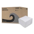 Paper Towels and Napkins | Boardwalk BWK8307 17 in. x 17 in. 1-Ply Dinner Napkin - White (250/Pack, 12 Packs/Carton) image number 3