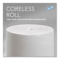 Toilet Paper | Scott 4007 Essential Coreless SRB Septic Safe 2-Ply Bathroom Tissue - White (36/Carton) image number 2