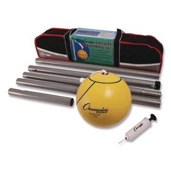 Champion Sports Deluxe Tether Ball Set (8/Set)