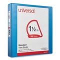  | Universal UNV20723 11 in. x 8.5 in. 1.5 in. Capacity 3 Rings Slant D-Ring View Binder - Light Blue image number 4
