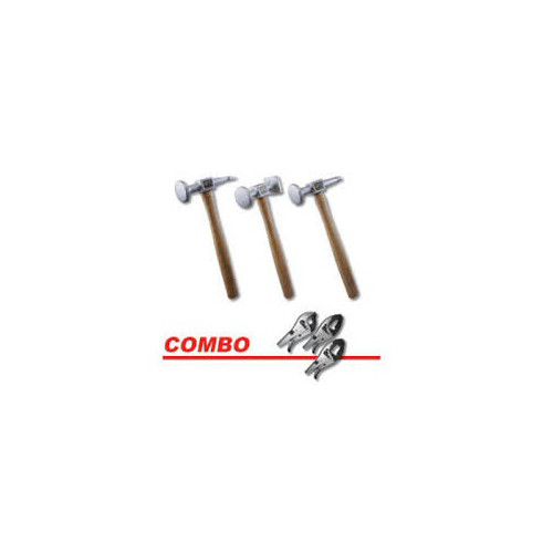 Pliers | Dent Fix Equipment DF-AHLP 3-Piece Aluminum Hammer Set with 3-Piece Fabric Plier Set image number 0