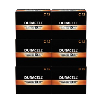 Duracell CopperTop Alkaline C Batteries (72/Carton)