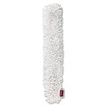 Office Jansan | Rubbermaid Commercial HYGEN FGQ85300WH00 HYGEN Quick-Connect Microfiber Dusting Wand Sleeve - White (6/Carton) image number 0