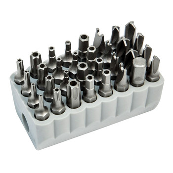 DRILL ACCESSORIES | Klein Tools 32525 Tamperproof Bit Set (32 Piece)