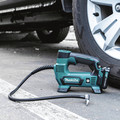 Portable Air Compressors | Makita MP100DWRX1 12V max CXT Lithium-Ion Cordless Inflator Kit (2 Ah) image number 8