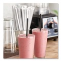 Food Service | Hoffmaster 61612099 5.75 in. Aardvark Paper Straws - Black (3200/Carton) image number 3