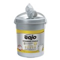 Cleaning & Janitorial Supplies | GOJO Industries 6396-06 10-1/2 in. x 12-1/4 in. Scrubbing Towels, Hand Cleaning - Fresh Citrus (6/Carton) image number 4