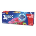 Food Service | Ziploc 383233 10.56 in. x 10.75 in. Gallon Triple System Seal Double Zipper Storage Bags - Clear (38 Bags/Box, 9 Boxes/Carton) image number 4