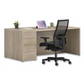 Office Desks & Workstations | HON H105896L.LKI1LKI1 10500 Series 72 in. x 36 in. x 29.5 in. Single Full-Height Pedestal Desk - Kingswood Walnut image number 3