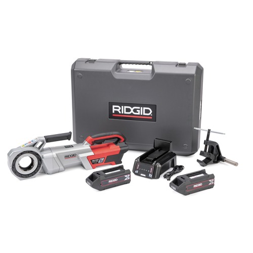 Power Tools | Ridgid 72018 760 FXP 11-R Brushless Lithium-Ion Cordless Power Drive Kit with 2 Batteries (4 Ah) image number 0